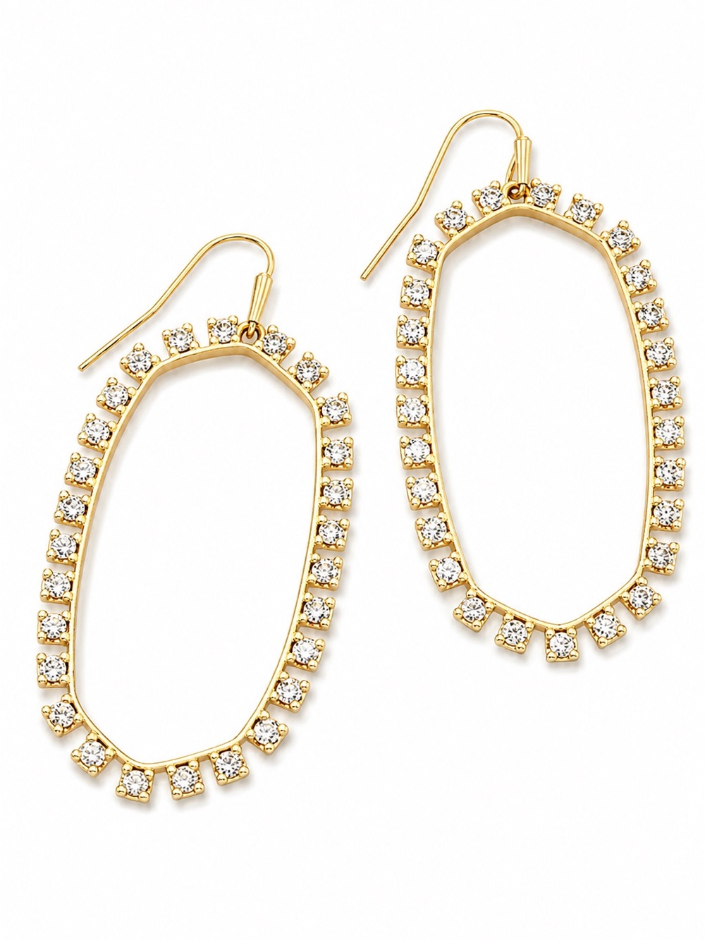 Kendra Scott DANIELLE OPEN FRAME EARRINGS.